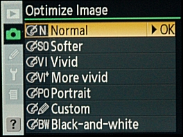 Nikon D200 - Menu