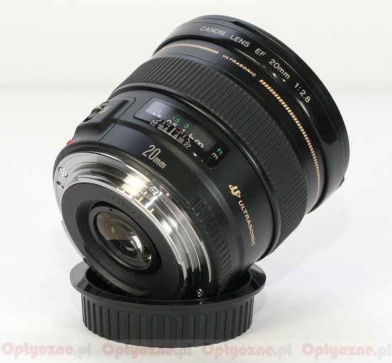Canon EF 20 mm f/2.8 USM - Budowa i jakość wykonania Canon EF 20 mm f/2.8 USM - Budowa i jakość wykonania