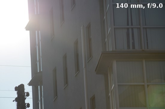 Nikon Nikkor AF-S DX 18-140 mm f/3.5-5.6G ED VR - Odblaski