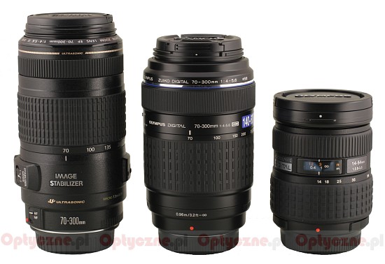 Olympus Zuiko Digital ED 70-300 mm f/4.0-5.6 - Budowa i jako wykonania