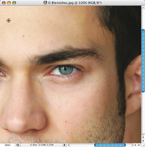 Faces. Retusz zdj�� portretowych - Usuwanie przebarwie� na sk�rze