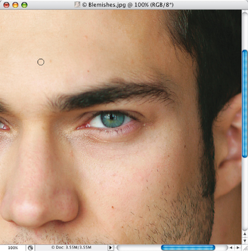 Faces. Retusz zdj�� portretowych - Usuwanie przebarwie� na sk�rze