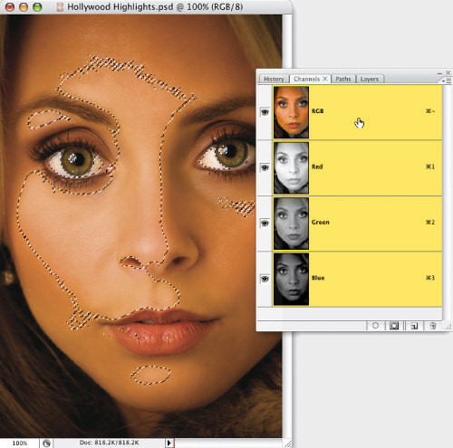 Faces. Retusz zdj�� portretowych - Retusz rodem z Hollywood
