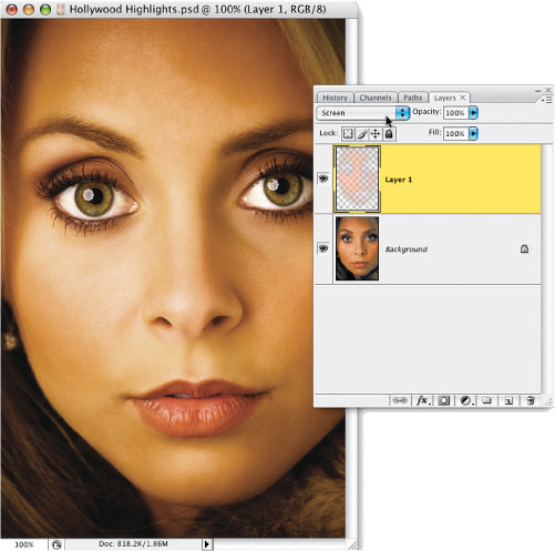Faces. Retusz zdj�� portretowych - Retusz rodem z Hollywood