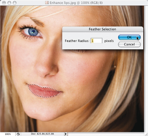 Faces. Retusz zdj�� portretowych - Akcentowanie ust