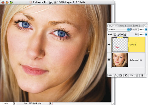 Faces. Retusz zdj�� portretowych - Akcentowanie ust