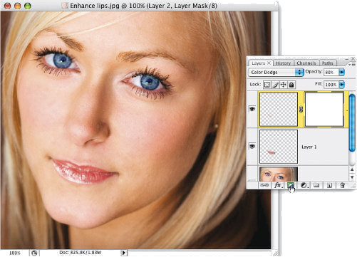 Faces. Retusz zdj�� portretowych - Akcentowanie ust