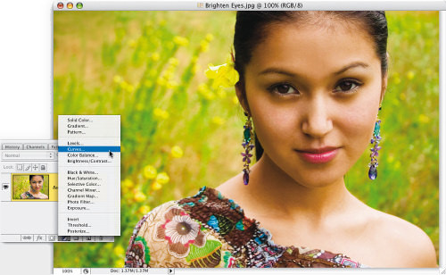 Faces. Retusz zdj�� portretowych - Rozja�nianie i wybielanie oczu
