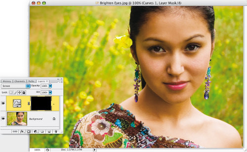 Faces. Retusz zdj�� portretowych - Rozja�nianie i wybielanie oczu