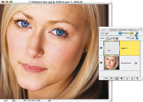 Faces. Retusz zdj�� portretowych - Akcentowanie ust