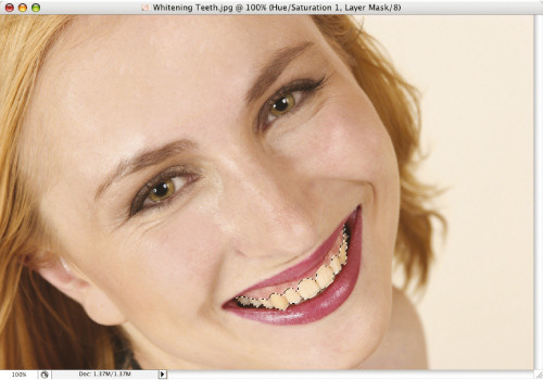 Faces. Retusz zdj�� portretowych - Wybielanie z�b�w