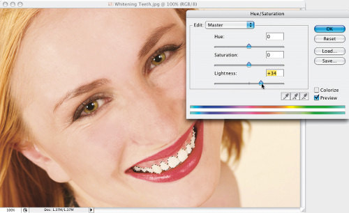 Faces. Retusz zdj�� portretowych - Wybielanie z�b�w