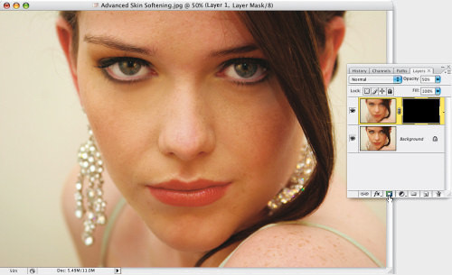 Faces. Retusz zdj�� portretowych - Zaawansowany spos�b wyg�adzania sk�ry