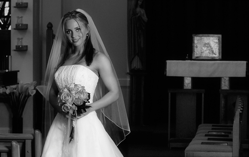 Profesjonalne zdj�cia �lubne - Czarno-bia�e zdj�cia do albumu