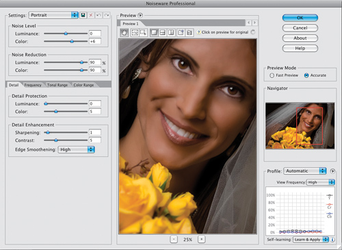 Profesjonalne zdj�cia �lubne - Redukcja szumu cyfrowego na zdj�ciach