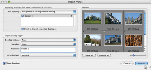 Porz�dkowanie i wybieranie zdj�� w Adobe Lightroom - Rozpocz�cie pracy
