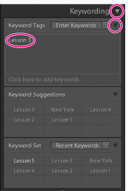 Porz�dkowanie i wybieranie zdj�� w Adobe Lightroom - Dodawanie s��w kluczowych