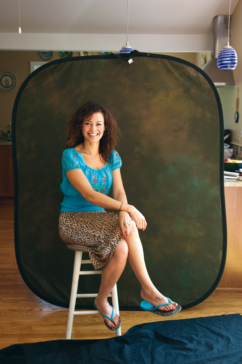 Sztuka fotografowania ludzi - fotografia we wn�trzach - O�wietlenie rembrandtowskie