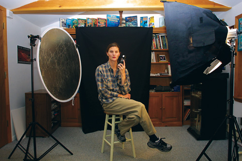 Sztuka fotografowania ludzi - fotografia we wn�trzach - Korzystanie z zestaw�w o�wietleniowych