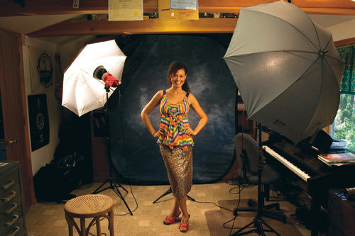 Sztuka fotografowania ludzi - fotografia we wn�trzach - Korzystanie z zestaw�w o�wietleniowych