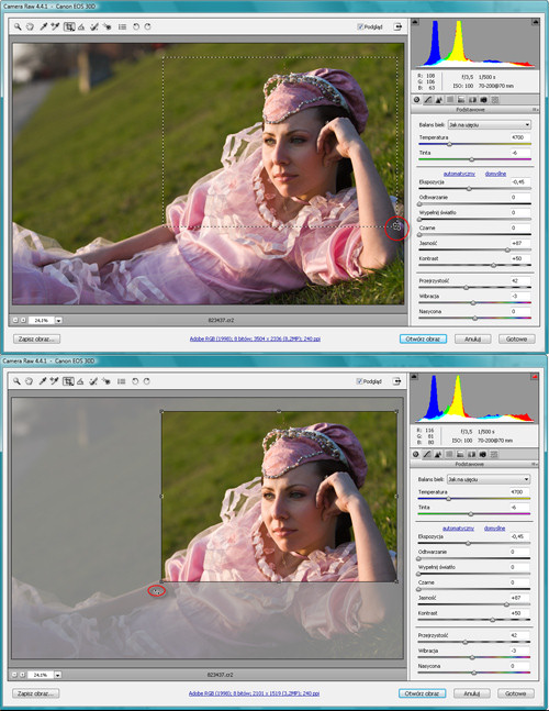 Zaklęcia Photoshopa - wywoływanie plików RAW - Kadrowanie zdjęć Zaklęcia Photoshopa - wywoływanie plików RAW - Kadrowanie zdjęć