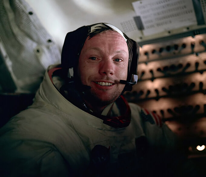 Historia jednej fotografii - Czowiek na Ksiycu - Aldrin i Armstrong na Ksiycu