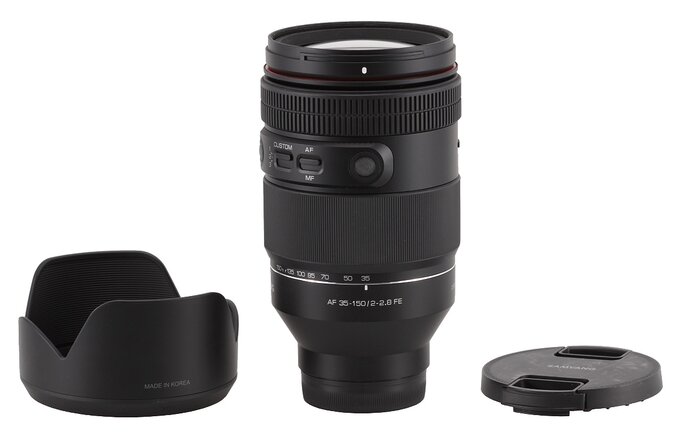 Samyang AF 35-150 mm f/2-2.8 FE - Budowa i jako wykonania