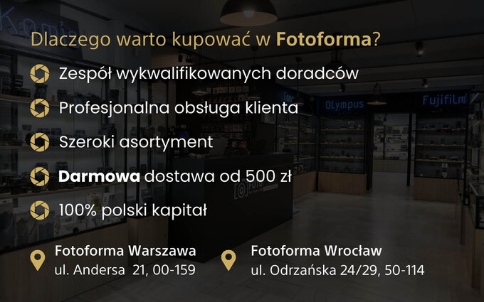 Przegl�d polskiego rynku sprz�tu foto-wideo w 2024 roku - O sklepie Fotoforma.pl