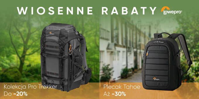 Wiosenne promocje Manfrotto, Lowepro i Joby
