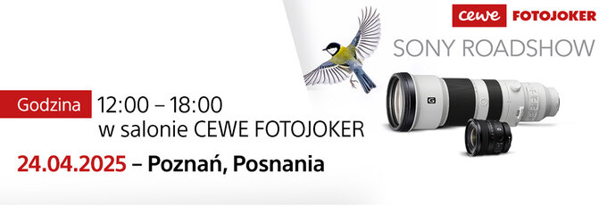 RoadShow Sony w CEWE FOTOJOKER