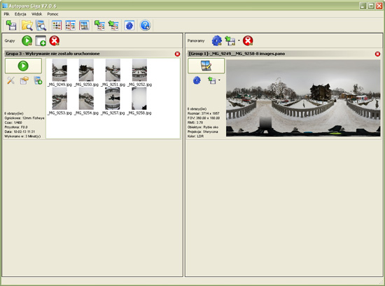 Tworzenie panoram sferycznych - Tworzenie panoram