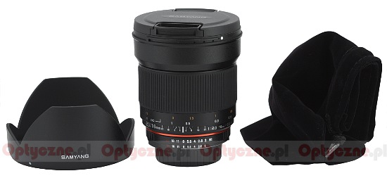 Samyang 16 mm f/2.0 ED AS UMC CS - Budowa i jakość wykonania Samyang 16 mm f/2.0 ED AS UMC CS - Budowa i jakość wykonania