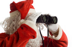 Lornetka pod choink�