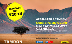Trwa cashback na wybrane obiektywy Tamron