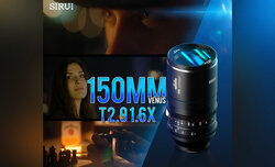 Sirui Venus 150 mm T2.9 1.6x Anamorphic