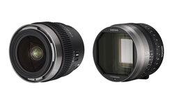 Samyang V-AF 20 mm T1.9 i nowy adapter anamorficzny