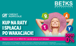 Raty 10x0 procent przy zakupach w BEiKS