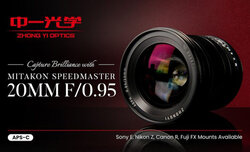 Mitakon Speedmaster 20 mm f/0.95