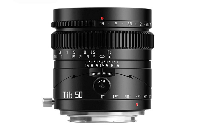 TTartisan Tilt 50 mm f/1.4 z nowym mocowaniem