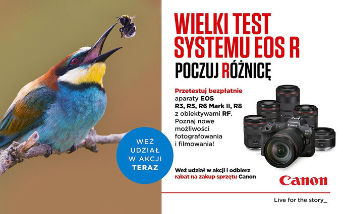 Bezpatne testy systemu EOS R