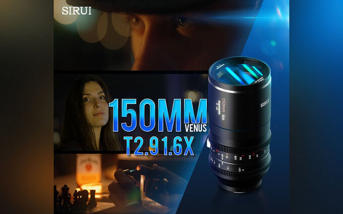 Sirui Venus 150 mm T2.9 1.6x Anamorphic