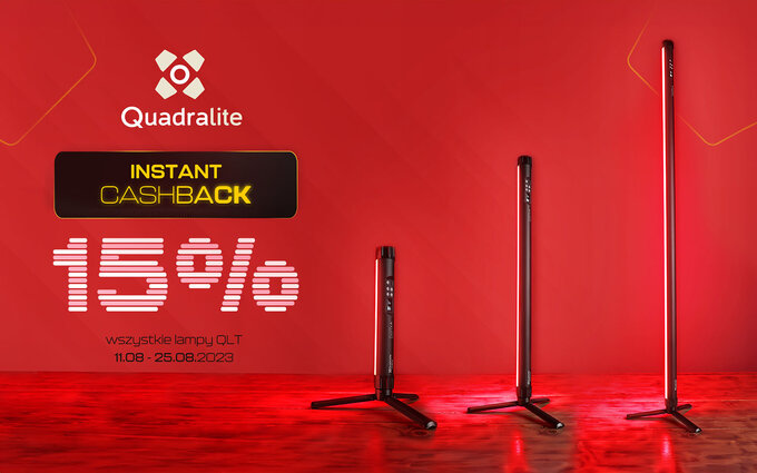 Letnia promocja instant cashback Quadralite