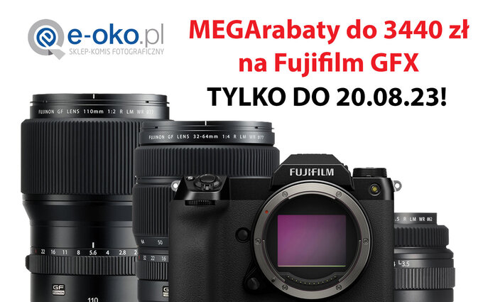 Ostatnie dni promocji Fujifilm GFX w e-oko.pl