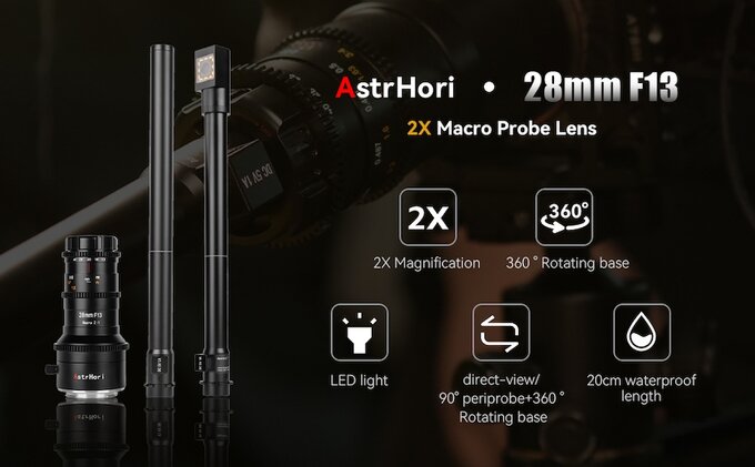 AstrHori 28 mm f/13 2x Macro Probe - nowy wariant