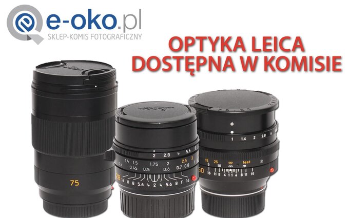 Optyka Leica dostępna w komisie e-oko Optyka Leica dostępna w komisie e-oko