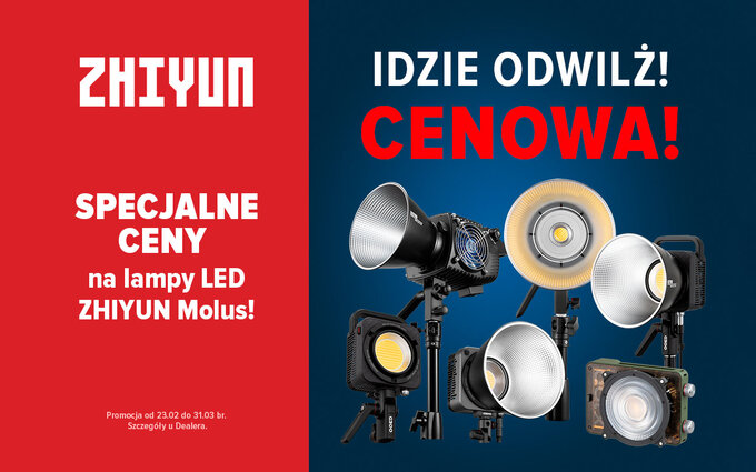 Trwa promocja na lampy Zhiyun