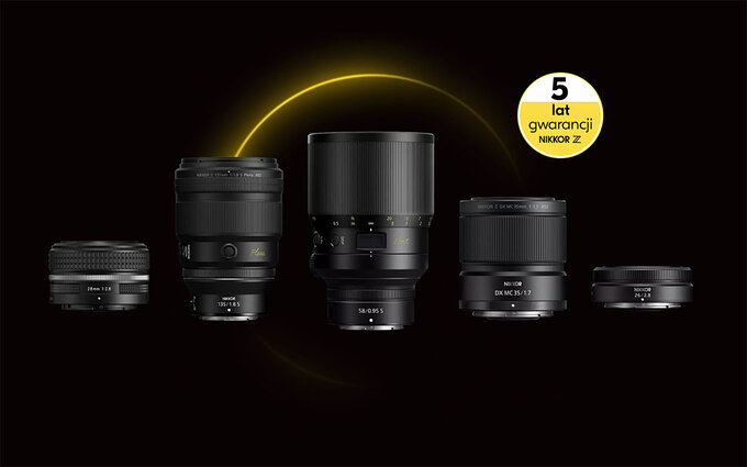 D�u�sza gwarancja na obiektywy Nikkor